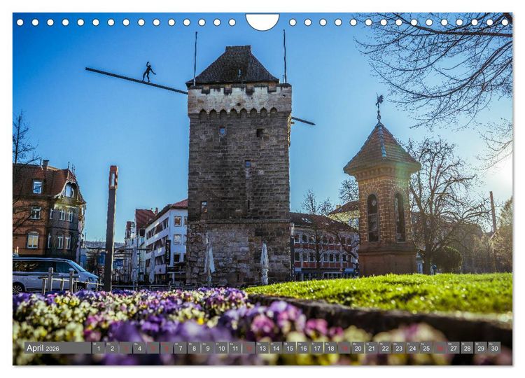 Produktbild: Historisches Esslingen am Neckar 2026 (Wandkalender 2026 DIN A4 quer), CALVENDO Monatskalender