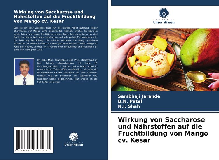 Produktbild: Wirkung von Saccharose und N&auml;hrstoffen auf die Fruchtbildung von Mango cv. Kesar
