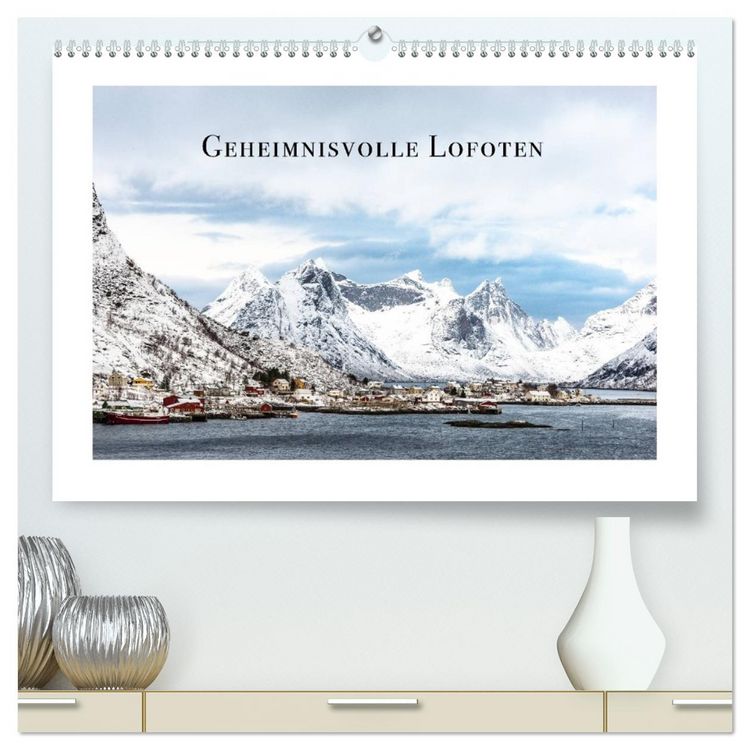 Produktbild: Geheimnisvolle Lofoten (hochwertiger Premium Wandkalender 2026 DIN A2 quer), Kunstdruck in Hochglanz