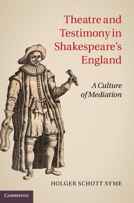 Produktbild: Theatre and Testimony in Shakespeare's England