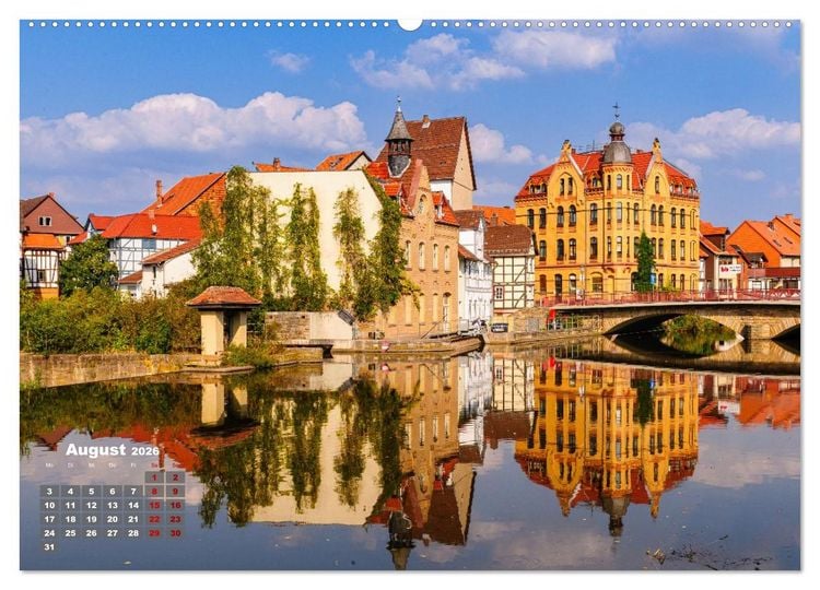 Produktbild: Die Werra in Hessen (hochwertiger Premium Wandkalender 2026 DIN A2 quer), Kunstdruck in Hochglanz