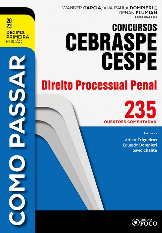 Produktbild: Como passar concursos CEBRASPE -Direito Processual Penal