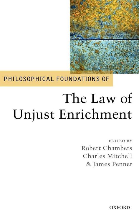 Produktbild: Philosophical Foundations of the Law of Unjust Enrichment