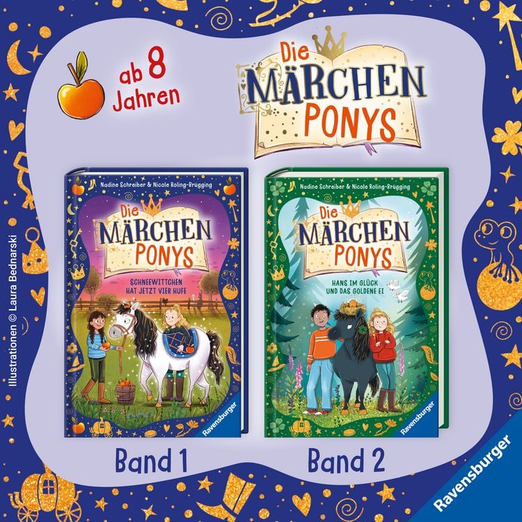 Produktbild: Die M&auml;rchenponys, Band 1 - Schneewittchen hat jetzt vier Hufe