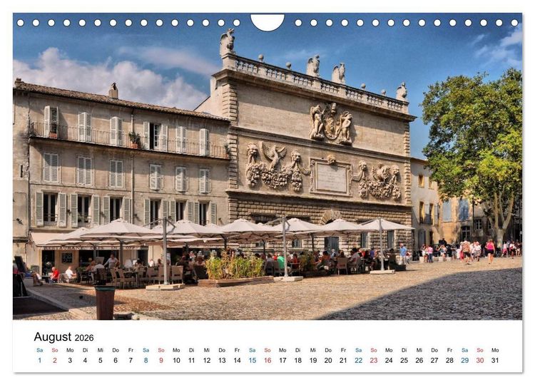 Produktbild: Avignon - Weltkulturerbe der UNESCO (Wandkalender 2026 DIN A4 quer), CALVENDO Monatskalender