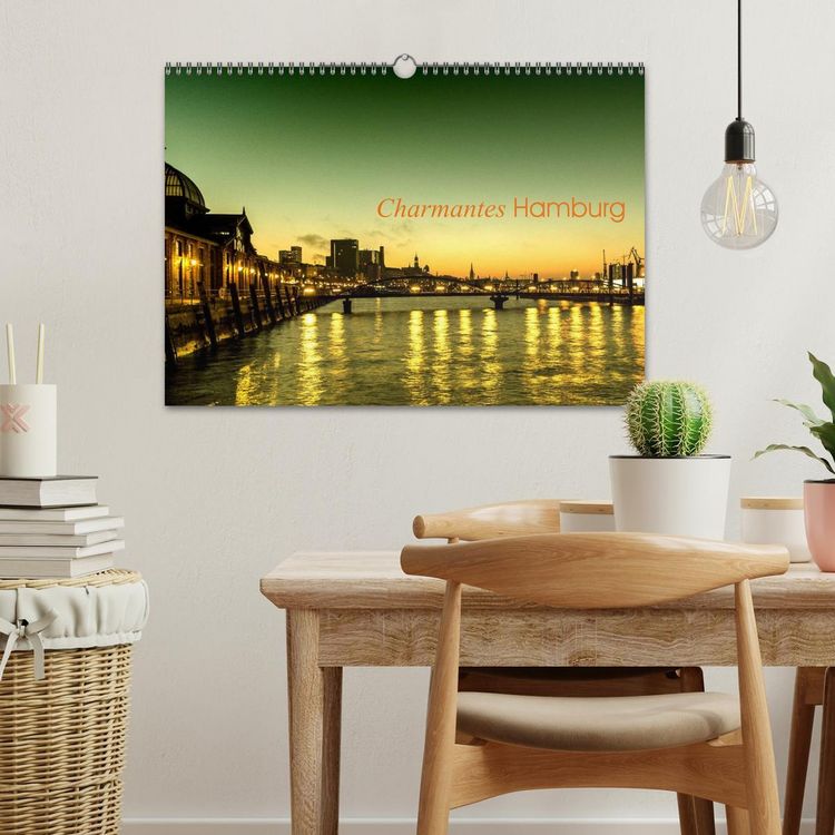 Produktbild: Charmantes Hamburg (Wandkalender 2026 DIN A3 quer), CALVENDO Monatskalender