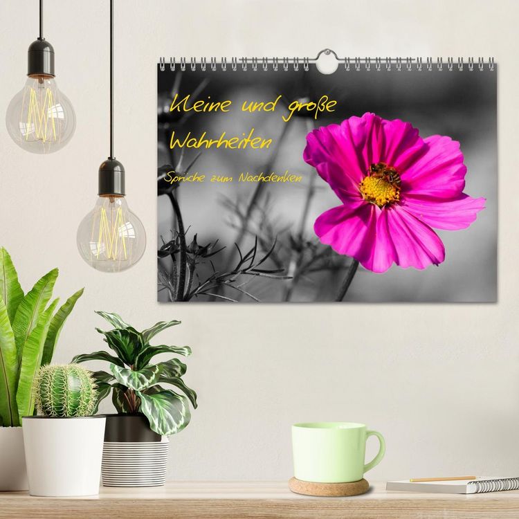 Produktbild: Kleine und gro&szlig;e Wahrheiten - Spr&uuml;che zum Nachdenken (Wandkalender 2026 DIN A4 quer), CALVENDO Monatskalender