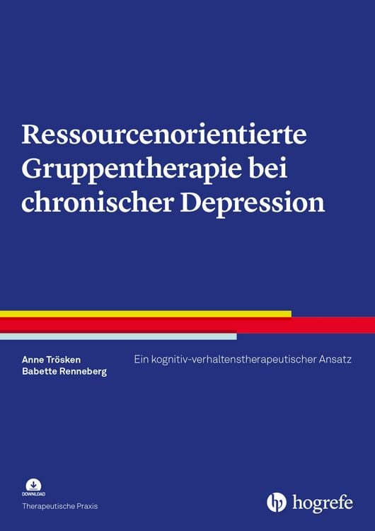 Produktbild: Ressourcenorientierte Gruppentherapie bei chronischer Depression