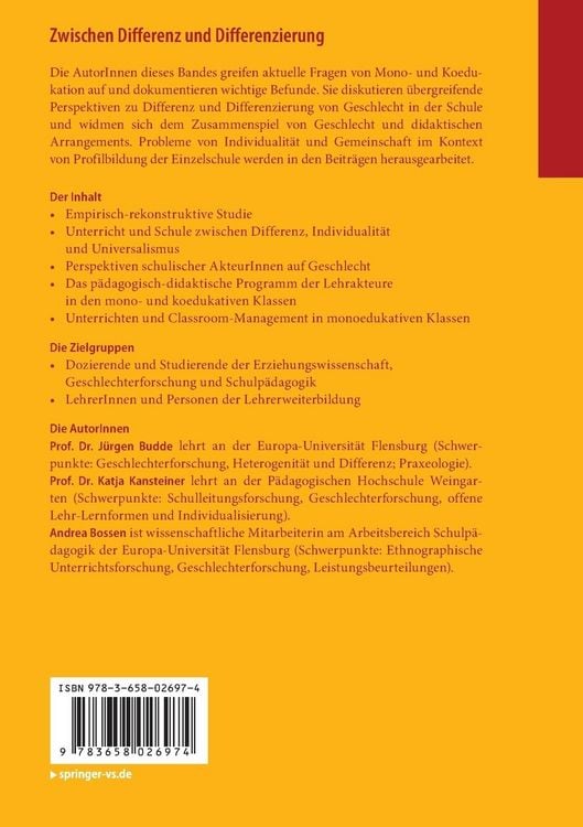 Produktbild: Zwischen Differenz und Differenzierung