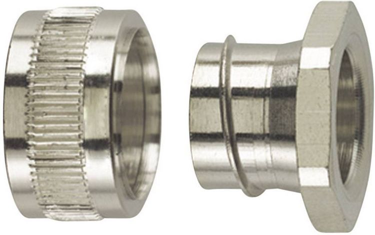 Produktbild: HellermannTyton 166-31203 PCS20-PC Endverschluss Metall M20 16.90mm Gerade 1St.