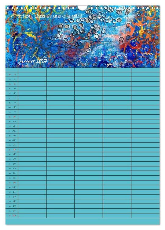 Produktbild: Gl&uuml;ckstage (Wandkalender 2027 DIN A3 hoch), CALVENDO Monatskalender