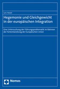 Produktbild: Hegemonie und Gleichgewicht in der europ&auml;ischen Integration