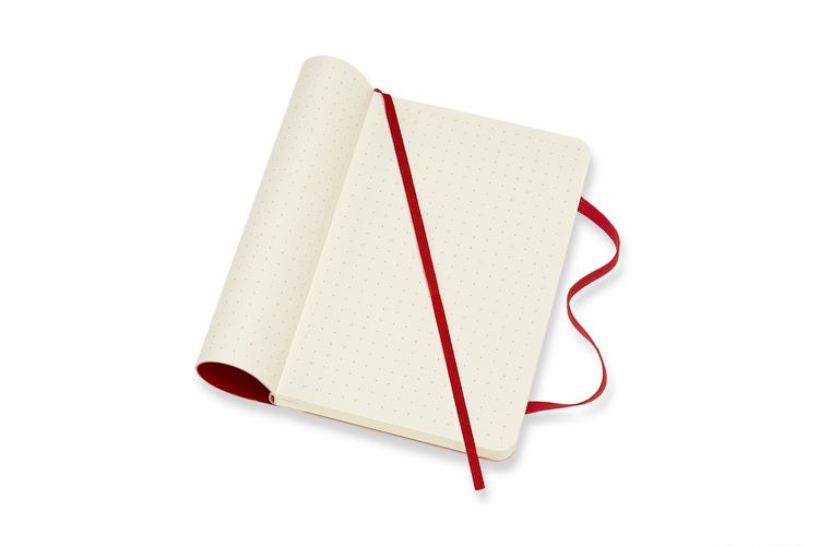 Produktbild: Moleskine Notizbuch P/a6, Punktraster, Soft Cover, Scharlachrot
