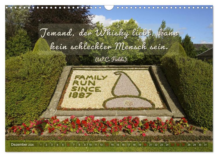 Produktbild: Whisky-Spr&uuml;che (Wandkalender 2026 DIN A3 quer), CALVENDO Monatskalender