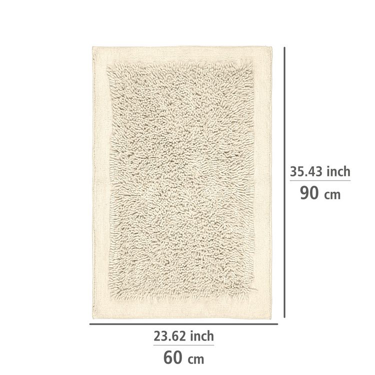 Produktbild: Badematte Mod. Sidyma Beige, aus 100 % zertifizierter Bio-Baumwolle