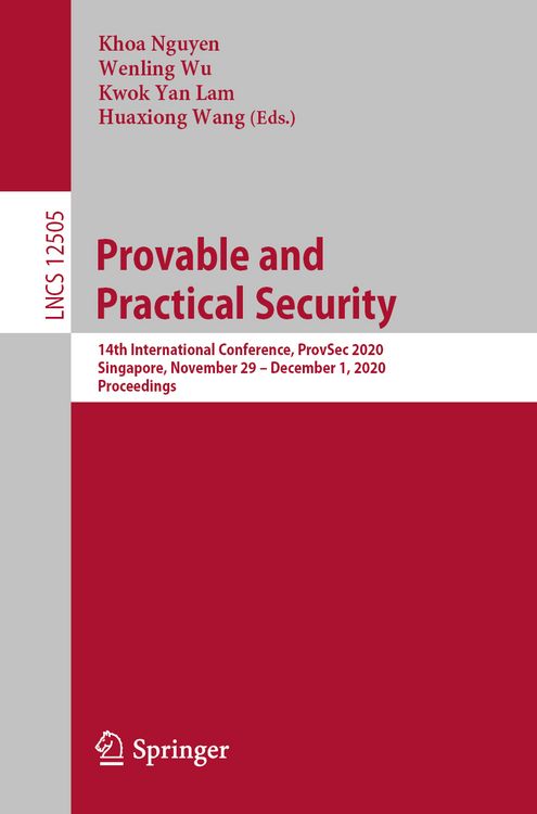 Produktbild: Provable and Practical Security