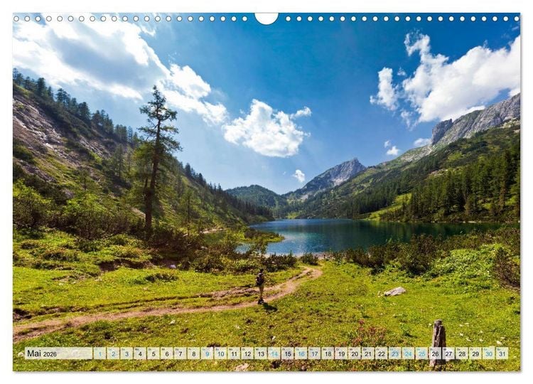 Produktbild: &Ouml;sterreich Berg und See (Wandkalender 2026 DIN A3 quer), CALVENDO Monatskalender