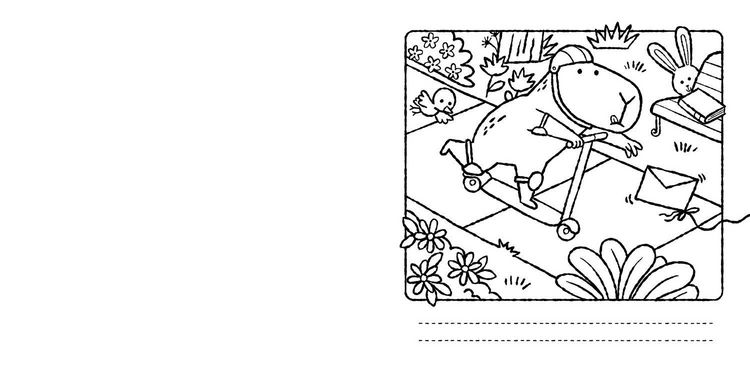 Produktbild: CAPY - The Adventurous Capybara: A Colour-Your-Own-Story Book