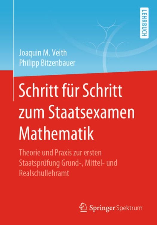 Produktbild: Schritt f&uuml;r Schritt zum Staatsexamen Mathematik