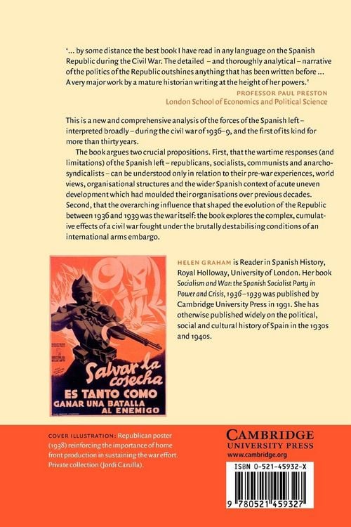 Produktbild: The Spanish Republic at War 1936 1939