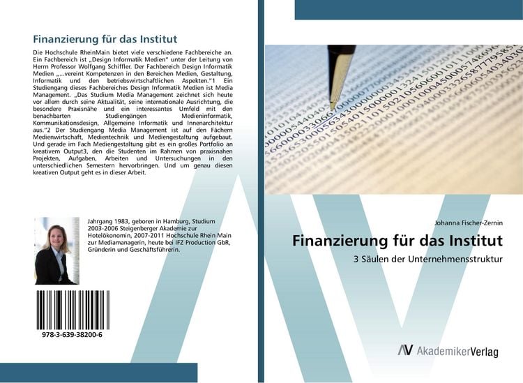 Produktbild: Finanzierung f&uuml;r das Institut