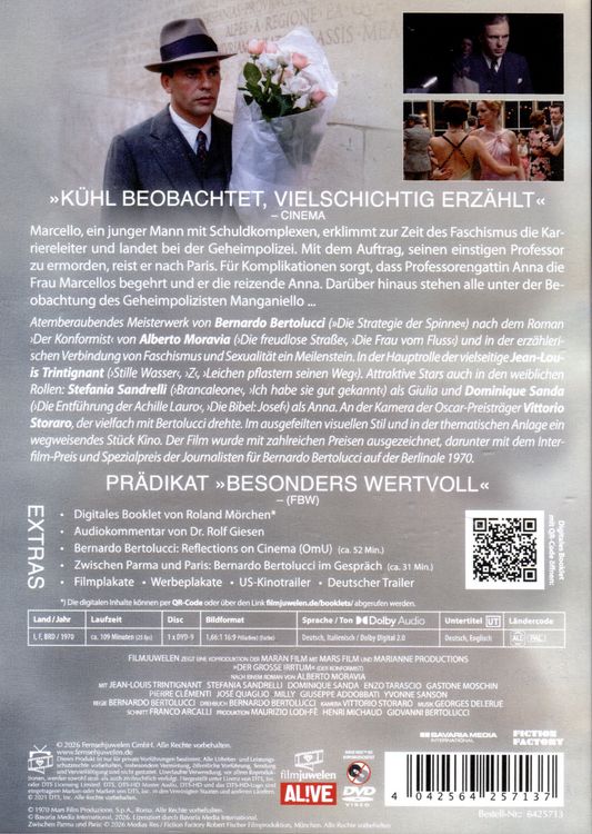Produktbild: Der gro&szlig;e Irrtum (Der Konformist) (Filmjuwelen)