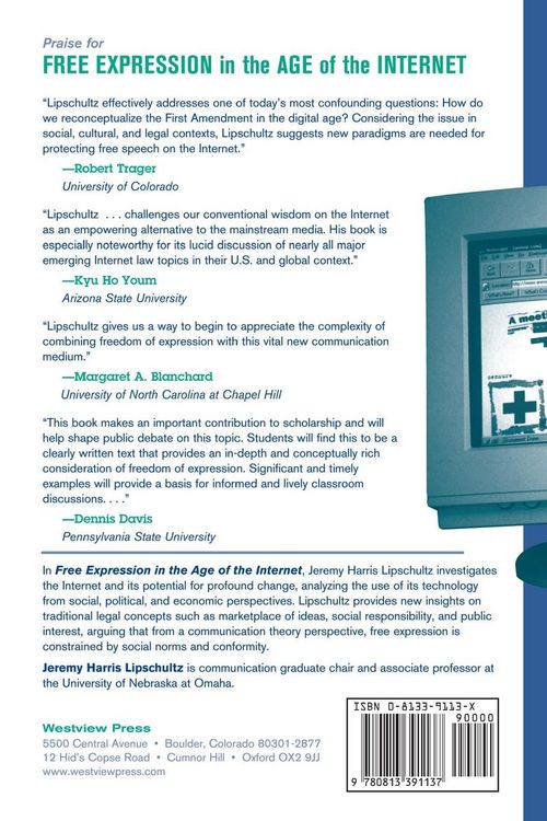 Produktbild: Free Expression in the Age of the Internet