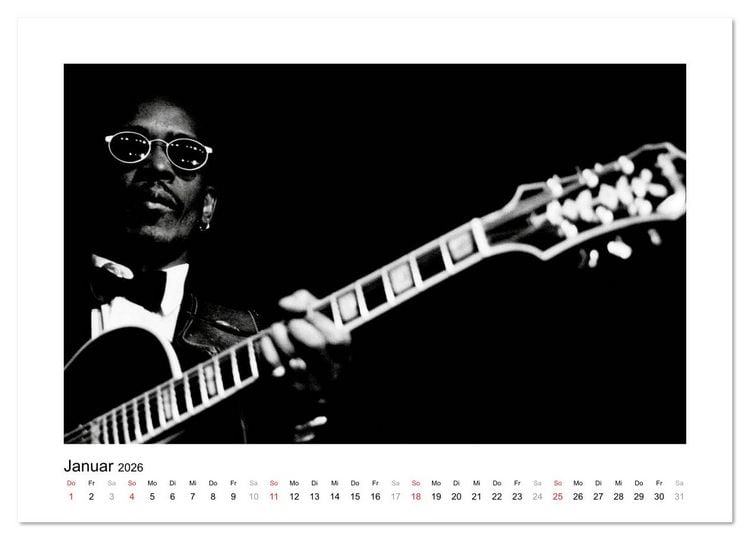 Produktbild: Jazztime (Wandkalender 2026 DIN A2 quer), CALVENDO Monatskalender