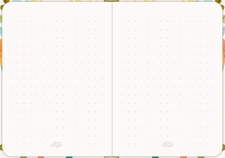Produktbild: Notizbuch DIN A6 &ndash; Just Notes (Blue Flower)