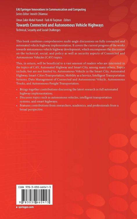 Produktbild: Towards Connected and Autonomous Vehicle Highways