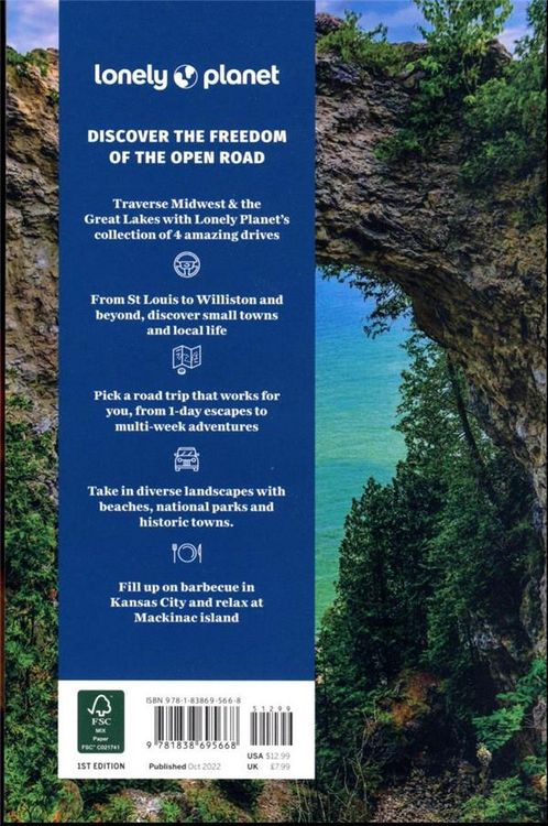 Produktbild: Lonely Planet Midwest & the Great Lakes Best Road Trips