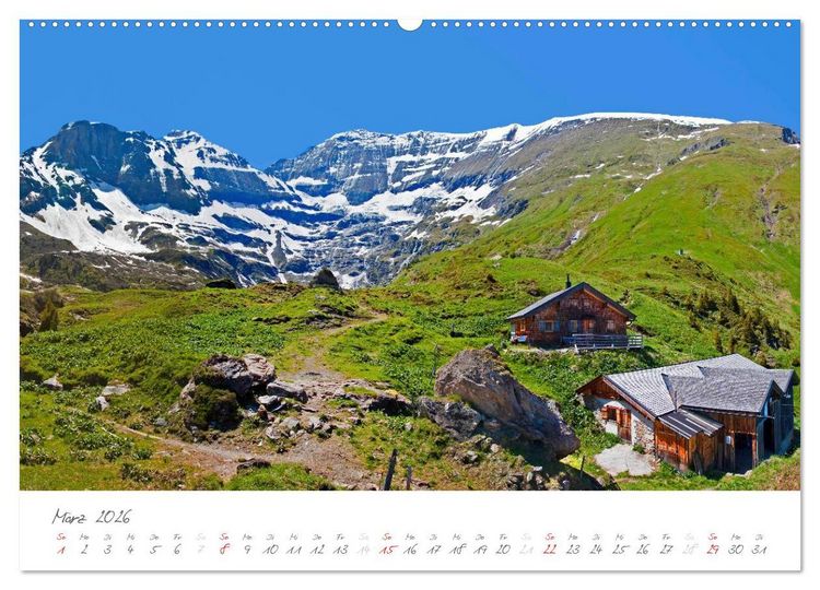 Produktbild: Einladung auf die Salzburger Almh&uuml;tten (Wandkalender 2026 DIN A2 quer), CALVENDO Monatskalender