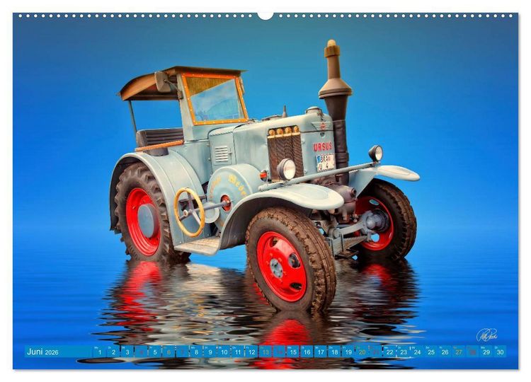 Produktbild: Traktor - Oldtimer (hochwertiger Premium Wandkalender 2026 DIN A2 quer), Kunstdruck in Hochglanz