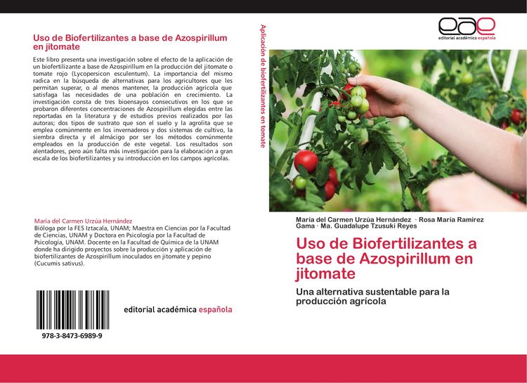 Produktbild: Uso de Biofertilizantes a base de Azospirillum en jitomate