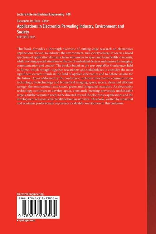 Produktbild: Applications in Electronics Pervading Industry, Environment and Society
