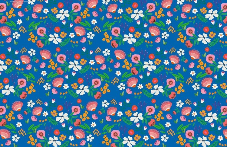 Produktbild: Mit Liebe verpackt &ndash; 10 Geschenkpapierbogen im Blumen-Design