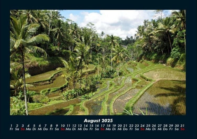 Produktbild: Bali 2025 Fotokalender DIN A4