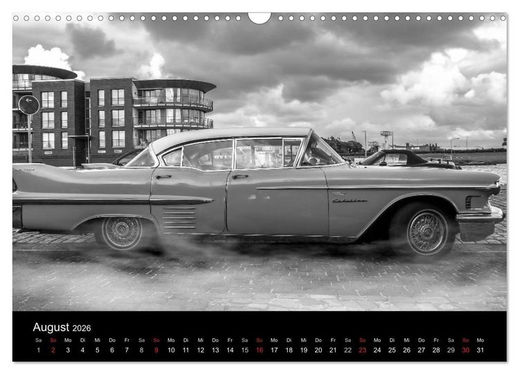 Produktbild: Bremerhaven - Blickpunkte Schwarzwei&szlig; (Wandkalender 2026 DIN A3 quer), CALVENDO Monatskalender