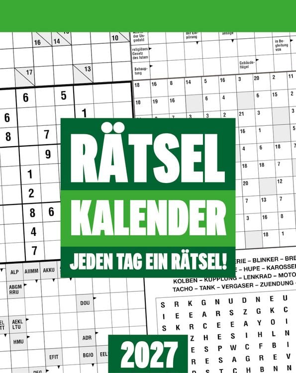Produktbild: R&auml;tsel Abrei&szlig;kalender 2027