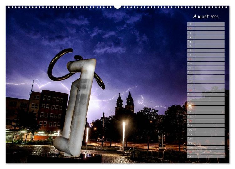 Produktbild: Der Magdeburger Dom 2026 (hochwertiger Premium Wandkalender 2026 DIN A2 quer), Kunstdruck in Hochglanz