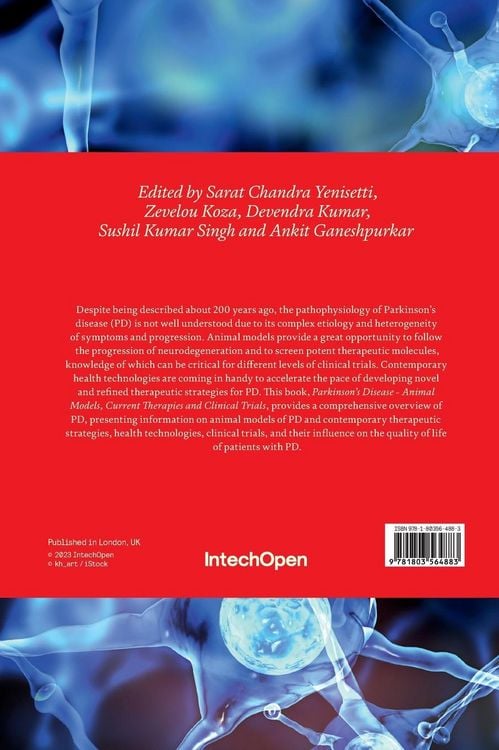 Produktbild: Parkinson's Disease - Animal Models, Current Therapies and Clinical Trials