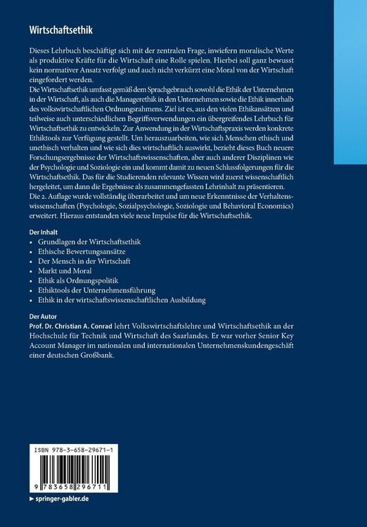 Produktbild: Wirtschaftsethik