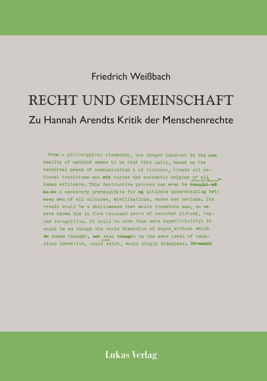 Produktbild: Recht und Gemeinschaft