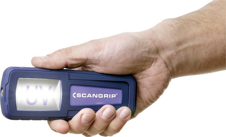 Produktbild: Scangrip 03.5408 UV-Form LED, UV-LED Arbeitsleuchte akkubetrieben 250lm
