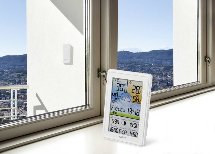 Sygonix SY-5509564 Digitale-Wetterstation Vorhersage für 12 bis 24 Stunden Anzahl Sensoren max. 3 St.