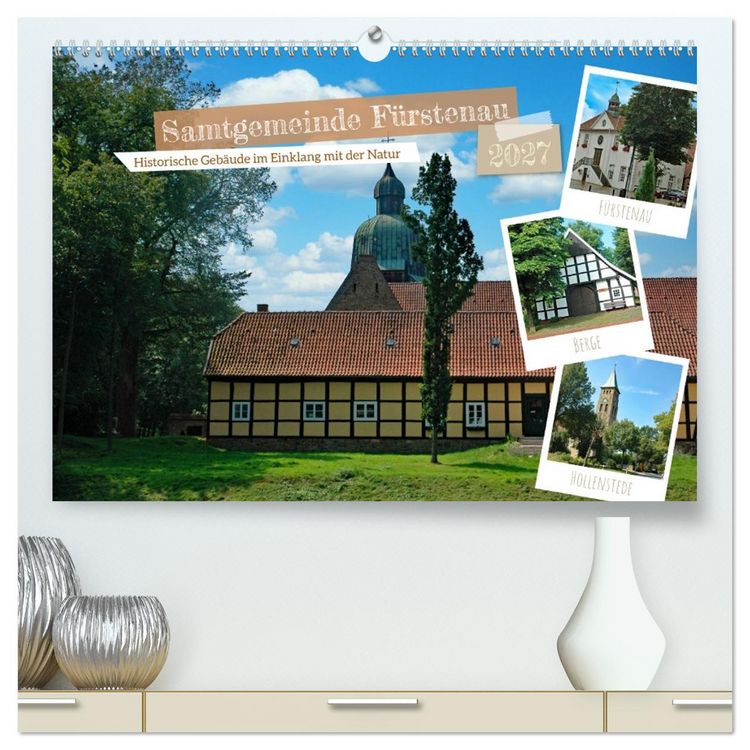 Produktbild: Samtgemeinde F&uuml;rstenau (hochwertiger Premium Wandkalender 2027 DIN A2 quer), Kunstdruck in Hochglanz