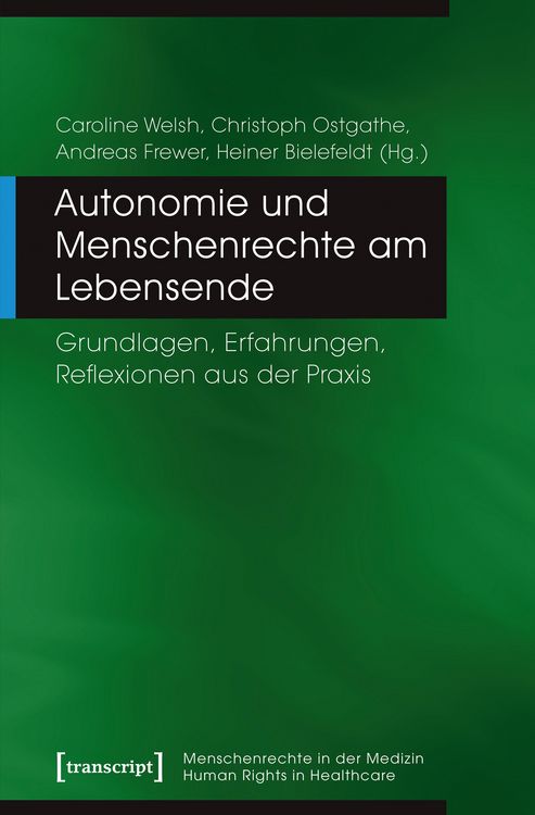 Produktbild: Autonomie und Menschenrechte am Lebensende