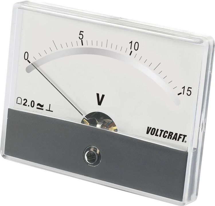 Produktbild: VOLTCRAFT AM-86X65/15V/DC AM-86X65/15V/DC Einbau-Messger&auml;t AM-86X65/15V/DC Drehspule