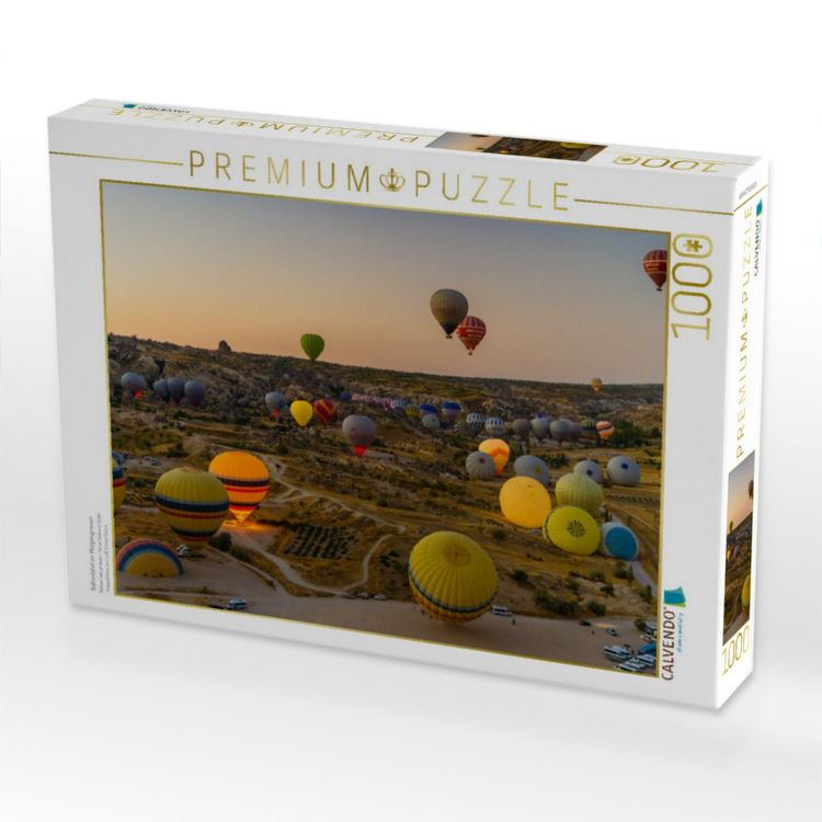 Produktbild: CALVENDO Puzzle Ballonfahrt im Morgengrauen | 1000 Teile Lege-Gr&ouml;&szlig;e 64x48cm Foto-Puzzle f&uuml;r gl&uuml;ckliche Stunden