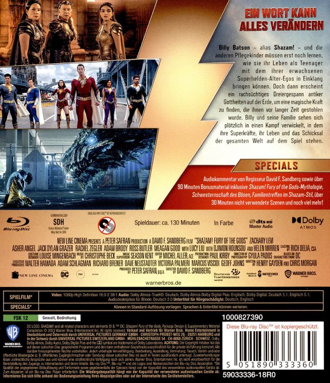 Produktbild: Shazam! Fury of the Gods